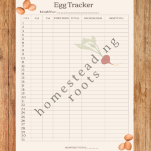 Egg Laying Tracker